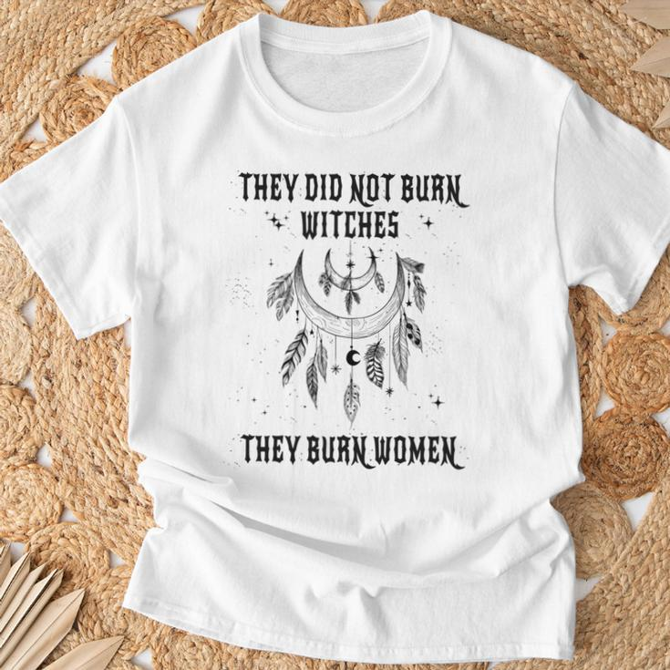 Sie Haben Keine Hexenerbrannt Sieerbrannten Frauen Wicca Salem Gothic T-Shirt Geschenke für alte Männer