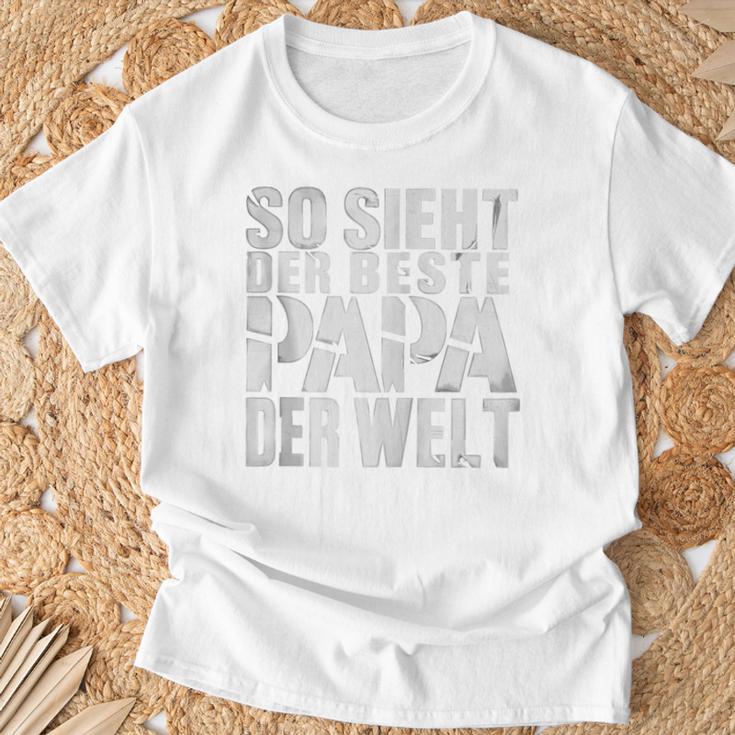 So Sieht Der Beste Papa Der Weltatertags -Atertag Opa Kapuzenjacke T-Shirt Geschenke für alte Männer