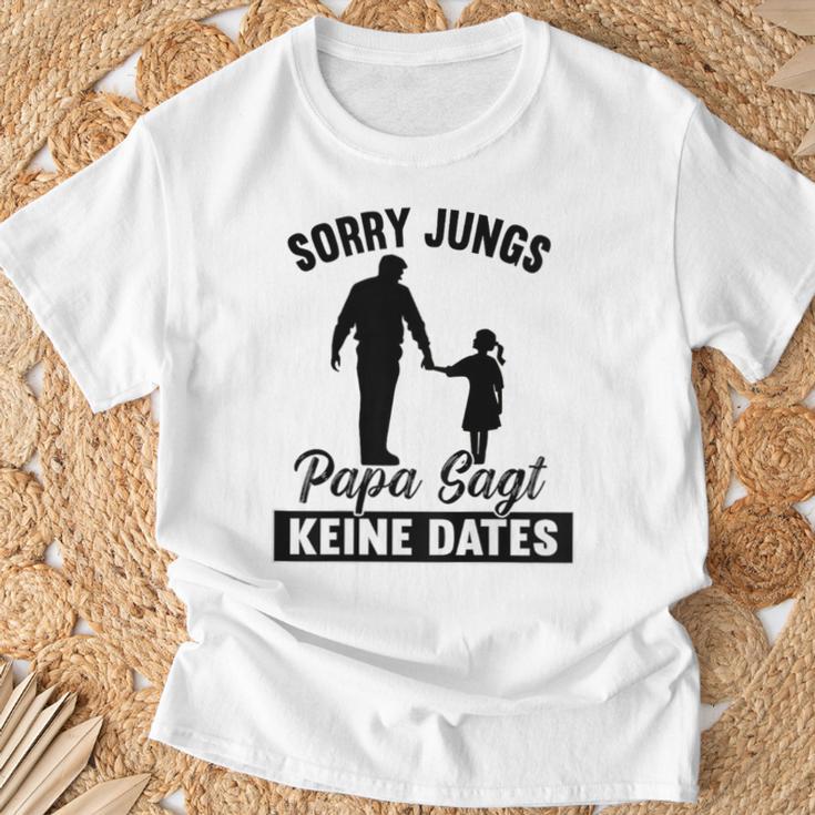 Sorry Jungs Papa Sagt Keine Dates T-Shirt Geschenke für alte Männer