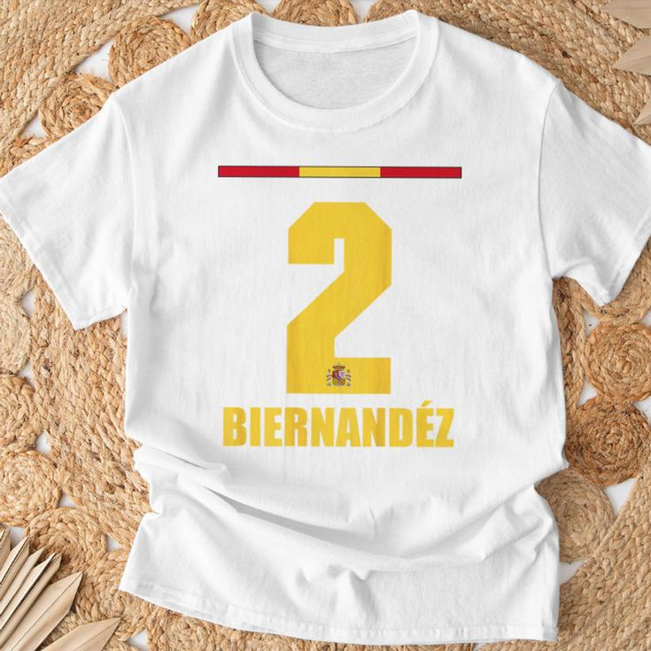 Spain Sauf Jersey Biernandez Saufamen T-Shirt Geschenke für alte Männer