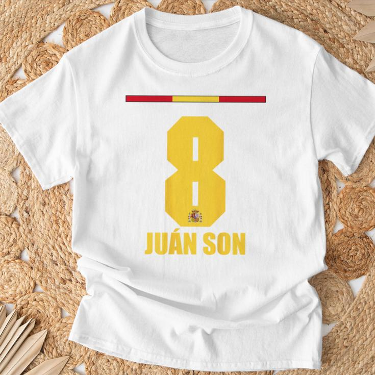 Spain Sauf Jersey Juan Son Saufnamen T-Shirt Geschenke für alte Männer