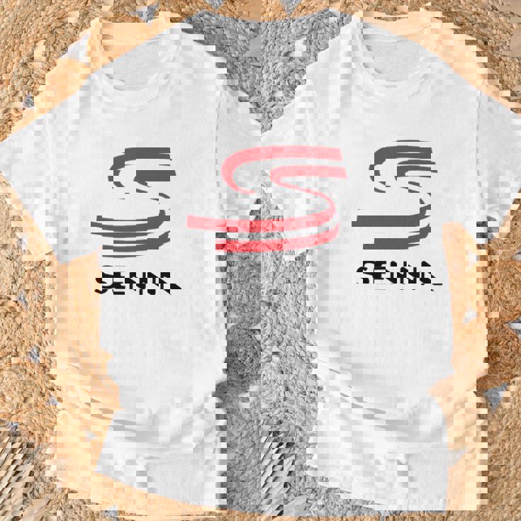 T-shirt Ayrton Senna Hommage, Design Course Automobile Légendaire Cadeaux pour les vieillards