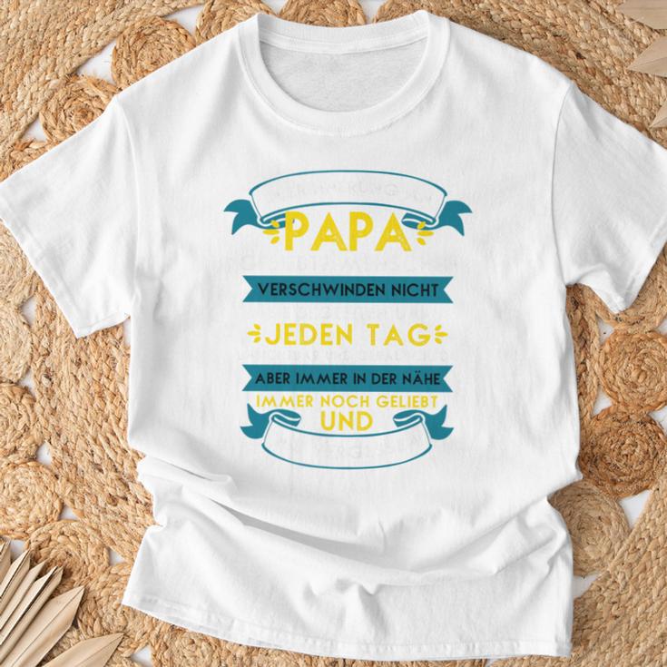 Verstorbenerater Tochter In Gedenken An Denater Rip Papa T-Shirt Geschenke für alte Männer