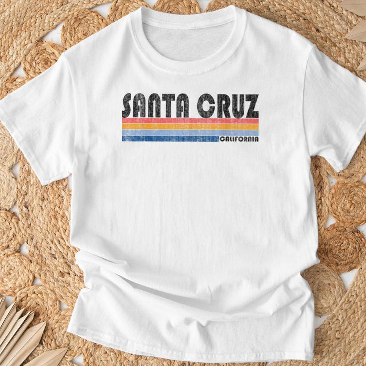 Vintage Retro 70S 80S Santa Cruz Ca T-Shirt Geschenke für alte Männer