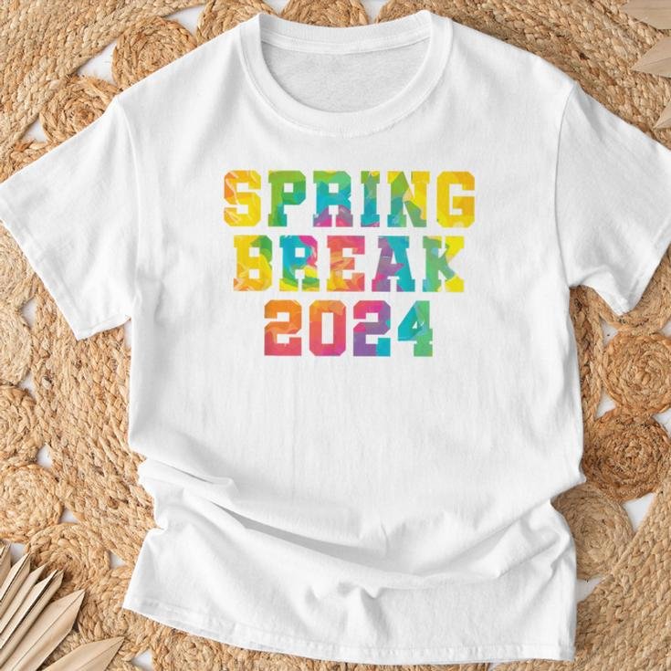 Vintage Spring Break 2024 Beach Week Group Vacation T-Shirt Gifts for Old Men