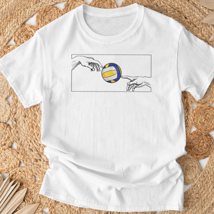 Volleyball Ball For Volleyballers For Beach Volleyball T-Shirt Geschenke für alte Männer