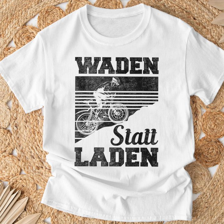 Waden Statt Laden Road Bike Cycling T-Shirt Geschenke für alte Männer