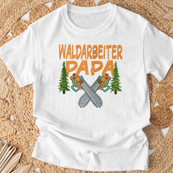 Waldarbeiter Papa Baumfäller Bäume Fällen Im Wald Kapuzenjacke T-Shirt Geschenke für alte Männer