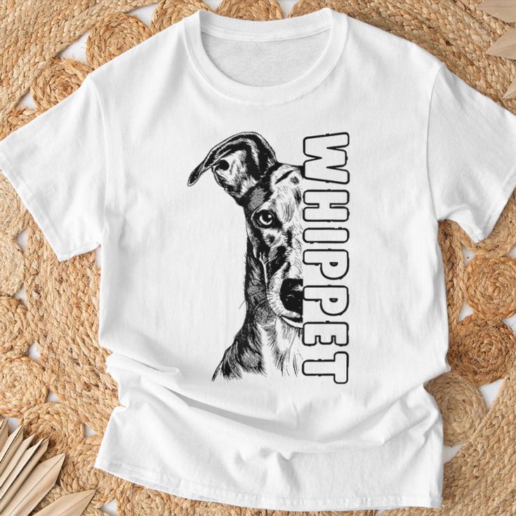 Whippet Hund Herrchen Frauchen Hunde T-Shirt Geschenke für alte Männer