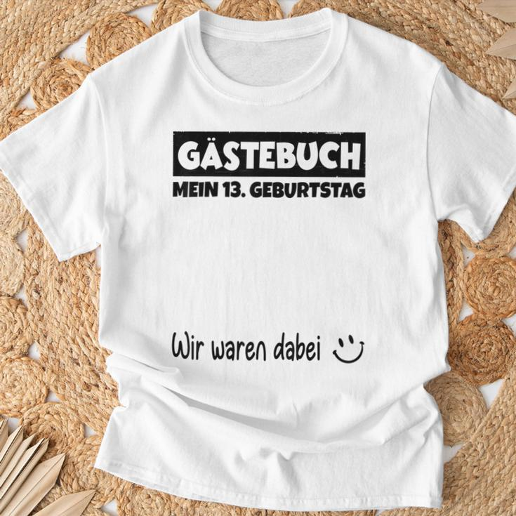 Wir Waren Dabei Mein 13 Geburtstag German Langu T-Shirt Geschenke für alte Männer