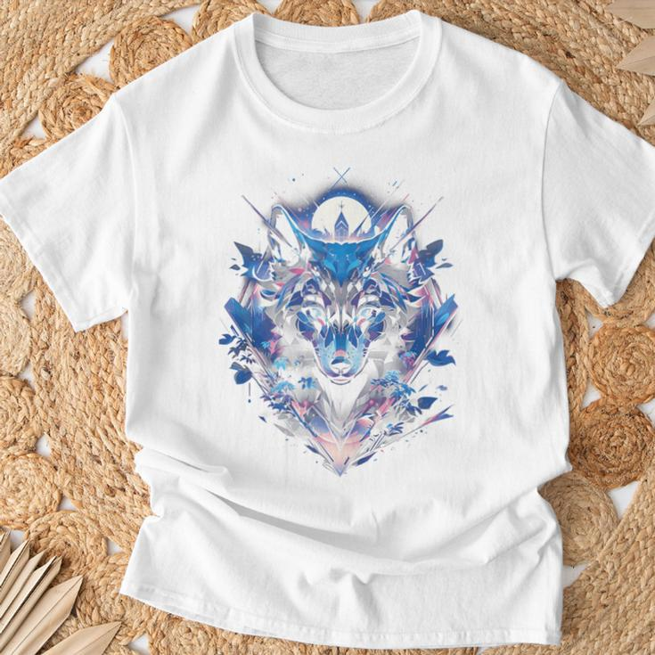 Wolf Wolf Pack Werewolf Forest Spirit Animal Anime T-Shirt Gifts for Old Men