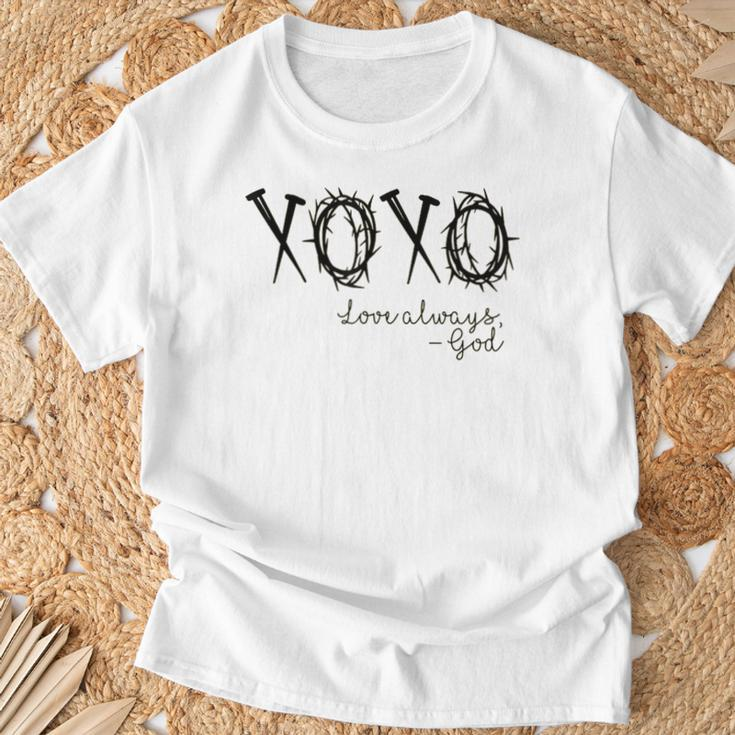Xoxo Love Always God T-Shirt Gifts for Old Men