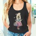Alice In Wonderland Magical Garden -Intage Book Tank Top