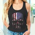 American Flag Usa Us Skull Tank Top