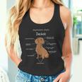 Anatomy Of A Dachshund Badger Dog Tank Top