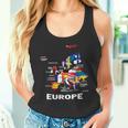 Bandera De Europa Banderas Europeas Mapa De Europa Mapas Europeos Camiseta sin mangas