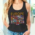 Banderas De Europa Europaiajes Mundial Geografía País Banderas Sudadera Camiseta sin mangas