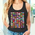 Banderas De Todos Los Países Del Mundo 287 Bandera Internacional Camiseta sin mangas