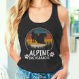 Basset Alpindackel Papa Wieneratertag Tank Top