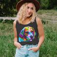 Beagle In Colorful Pop Art For Dog Owners Tank Top