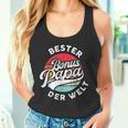 Bester Bonus Papa Der Weltintage Stepfather Father's Day Tank Top