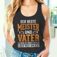 With Bester Meister Und Fater Handwerker Papa Meister Tank Top