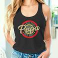 Bester Papa Der Welt Retro Father's Day Stepdad Tank Top