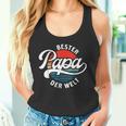 “Bester Papa Der Welt” Retrointage Saying Father's Day Tank Top