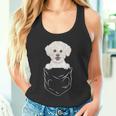 Bichons Frisés Avec Inscription Dog In Pocket Débardeur e