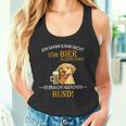 Bier Und Coole Hunde Lustiger Spruch Papa Labrador Gassi Tank Top