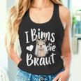 I Bims Die Die Braut Hochzeit Motiv Lama Alpaka Jga Party Tank Top