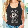 Böser Alter Mann Opa Papa Totenkopf Skullintage Wikinger Tank Top