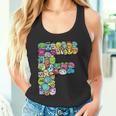 Buchstabe F Monsters Alphabet Name Initiale Niedlich Monogrammiert Tank Top