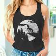 Caballo Potro Noche Luna Llena Jinete Equitación Caballo Camiseta sin mangas