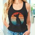 Chihuahua Dog Retrointage 60S 70S Silhouette Tank Top