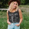 Dachshund Mom Lover Sleeps With Wiener Dogs Tank Top