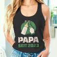 Dad Since 2023 Werdender Papa Bier Milk Tank Top