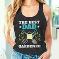 Damen Gärtner Papa Besterater Im Garten Mit-Ausschnitt Tank Top