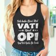 Damen Ich Habe Zwei Titel Papa Und Opa -Aterati & Opiatertag Mit-Ausschnitt Tank Top