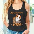 Damen Meerschweinchen Papa -Ater Jungen Männer Zumatertag Mit-Ausschnitt Tank Top