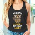 Damen Papaateratertag Eulen Mit-Ausschnitt Tank Top