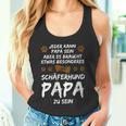 Damen Schäferhund Papa Zu Sein Schäferhund Papa Mit-Ausschnitt Tank Top