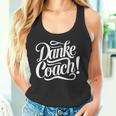 Danke Coach Trainer Abschied Fitness Fussball Tank Top