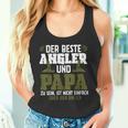 Der Beste Angler Und Papaateratertag Geschenk Herren Tank Top