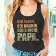 Der Mann Der Macher Der Zweifach Papa Tank Top