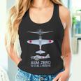 Diagrama Del Avión De Combate Japonés A6m Zero Ww2 Camiseta sin mangas