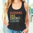 Ehemann Papa Cricket Legend Lustiges Retro Geschenk Für Papa Tank Top