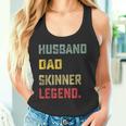 Ehemann Papa Skinner Legendeatertag Lustig Tank Top