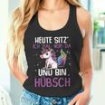 Einhörner Heute Sitz´ Ich Mal Nur Da Und Bin Hübsch Einhorn German Tank Top