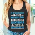 Elektriker Papa Spruch Genialer Elektronikerater Tank Top